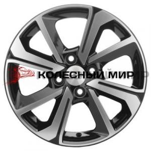 Khomen Wheels KHW1501 (Cobalt) 6х15 4/100 ET39 d-56,6 Black-FP