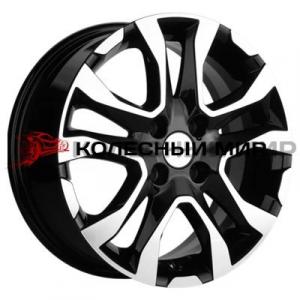 Khomen Wheels KHW1503 (Cobalt) 6х15 4/100 ET39 d-56,6 Black-FP