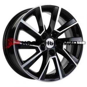 Khomen Wheels KHW1507 (15) 6х15 5/100 ET37 d-54,1 Black-FP
