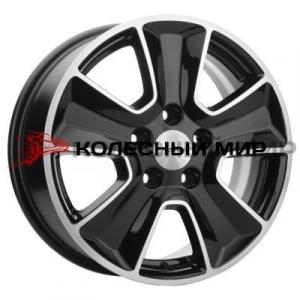 Khomen Wheels KHW1601 (Mitsubishi) 6,5х16 5/114,3 ET46 d-67,1 Black-FP