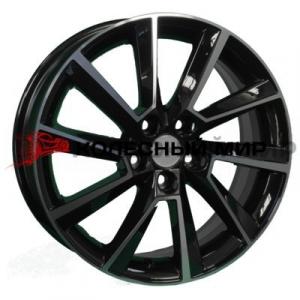 Khomen Wheels KHW1604 (Yaris) 6х16 5/100 ET45 d-54,1 Black-FP