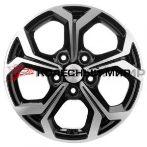 Khomen Wheels KHW1606 (Mitsubishi) 6,5х16 5/114,3 ET46 d-67,1 Black-FP