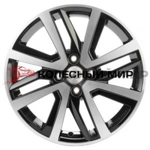 Khomen Wheels KHW1609 (Rio II/Solaris II) 6х16 4/100 ET46 d-54,1 Black-FP