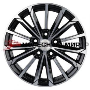 Khomen Wheels KHW1611 (Actyon) 6,5х16 5/112 ET39,5 d-66,6 Black-FP