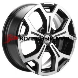 Khomen Wheels KHW1710 (Coolray) 6,5х17 5/114,3 ET45 d-54,1 Black-FP