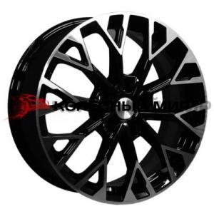 Khomen Wheels KHW1718 (Chery Tiggo 4/Exeed LX/Omoda C5) 7х17 5/108 ET33 d-60,1 Black-FP
