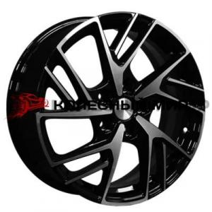 Khomen Wheels KHW1722 (Coolray) 6,5х17 5/114,3 ET45 d-54,1 Black-FP