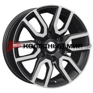 Khomen Wheels KHW1723 (Pajero) 8х17 6/139,7 ET46 d-67,1 Black-FP