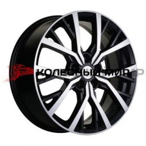 Khomen Wheels KHW1806 (Kodiaq/Tiguan) 7х18 5/112 ET43 d-57,1 Black-FP