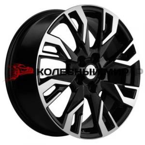 Khomen Wheels KHW1809 (Teana/X-trail) 7х18 5/114,3 ET45 d-66,1 Black-FP