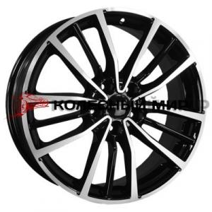Khomen Wheels KHW1812 (Geely Coolray) 7х18 5/114,3 ET53 d-54,1 Black-FP