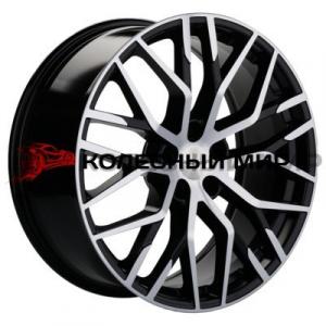 Khomen Wheels KHW2005 (Li 7/9) 8,5х20 5/120 ET45,5 d-62,5 Black-FP