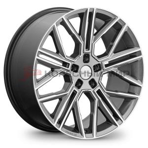 Khomen Wheels  KHW2101 (Li 7/9)  9,5\R21 5*120 ET45,5  d62,5  Gray-FP  [KHW210108GRF]  Fb max 950 kg