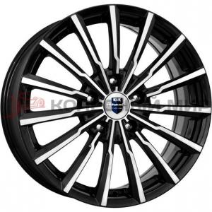 КиК Акцент (КС641) 5,5x14 4/100 ET43 d-60,1 алмаз черный (Арт.r28262) Оригинал