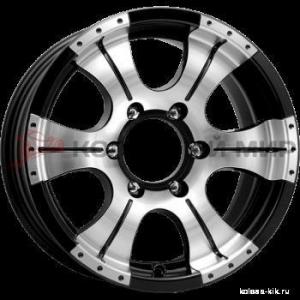 КиК Байконур (КС465) 8,0x16 5/139,7 ET20 d-110,1 алмаз чёрный (Арт.75678)