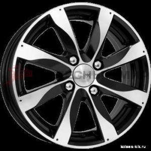 КиК  Джемини-оригинал (КС480)  5,5\R14 4*100 ET49  d56,6  Алмаз-черный  [r12909]