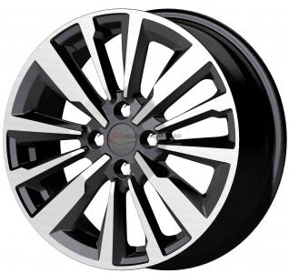 КиК Эрман (КС997) 6,5x16 4/100 ET40 d-67,1 алмаз чёрный (Арт.78762)