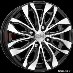 КиК Канзаши(КС628) 5,5x14 4/ 98 ET16 d-58,5 алмаз черный (Арт.14441)