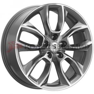 КиК КР001 (Qashqai) 7,0x18 5/114,3 ET40 d-66,1 Diamond Gloss Graphite (Арт.77551)