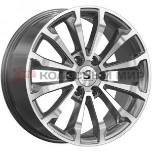КиК КР006 (Pajero Sport) 8,5x20 6/139,7 ET33 d-67,1 Diamond Gloss Graphite (Арт.78877)