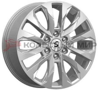 КиК КР007 (Pajero Sport) 8,0x20 6/139,7 ET38 d-67,1 Elite Silver (Арт.78990)