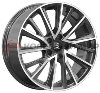 КиК КР010 (Tiggo 8 Pro) 7,5x18 5/108 ET47 d-60,1 Diamond Black Gris (Арт.82159)