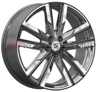 КиК  КР014 (20_Geely Tugella)  8,0\R20 5*108 ET46  d63,35  Diamond gloss graphite  [79394]