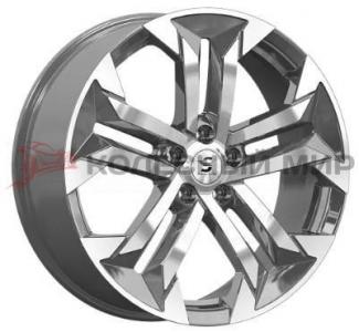 КиК КР015 (Sportage/Tucson) 7,5x19 5/114,3 ET51 d-67,1 Diamond Gloss Graphite (Арт.79559)