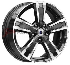 КиК Оклахома (КС998) 6,5x16 5/100 ET45 d-67,1 алмаз чёрный (Арт.78851)