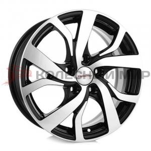 КиК  Палермо (КС607)  6,5\R16 5*100 ET38  d67,1  Алмаз-черный  [13879]