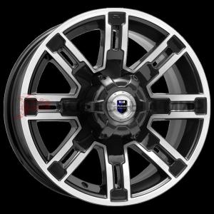 КиК Полюс (КС609M) 7,5x16 6/139,7 ET15 d-106,1 алмаз чёрный (Арт.75740)