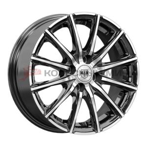 КиК  Сандал (КС1199)  6,0\R15 4*100 ET50  d60,1  Алмаз черный  [84441]  Fb max 545 kg