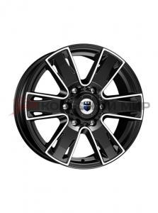 КиК Севенна (КС726) 7,0x17 6/127 ET40 d-77,9 алмаз чёрный (Арт.67739)