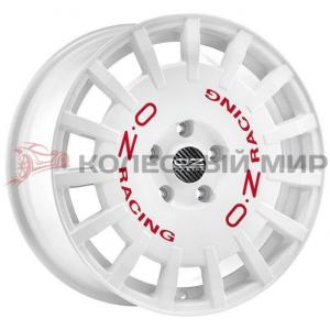 OZ Rally Racing 8,0x17 5/100 ET48 d-68,0 Race White Red Lettering (W01A3320133) d-S