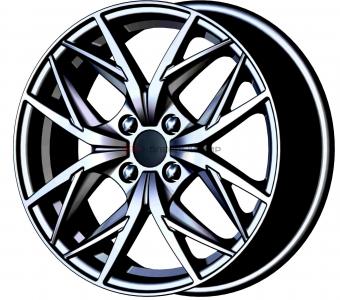 СКАД Асти 6,5x16 4/100 ET40 d-67,1 графит (4270227)