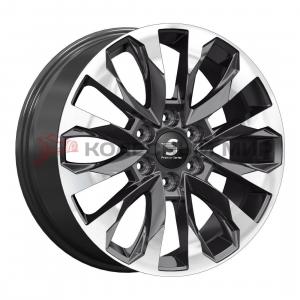 СКАД Premium  КР007 (20Land Cruiser 300)  8,0\R20 6*139,7 ET60  d95,1  Diamond gloss graphite  [7898